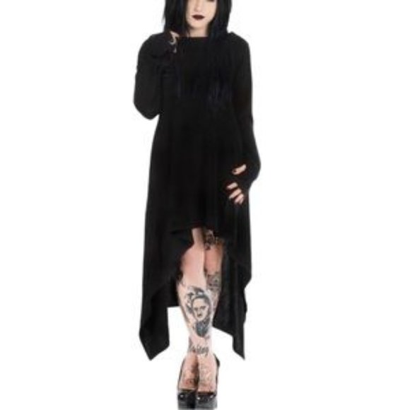 Killstar Dresses & Skirts - Killstar After Effect Knit Sweater Dress